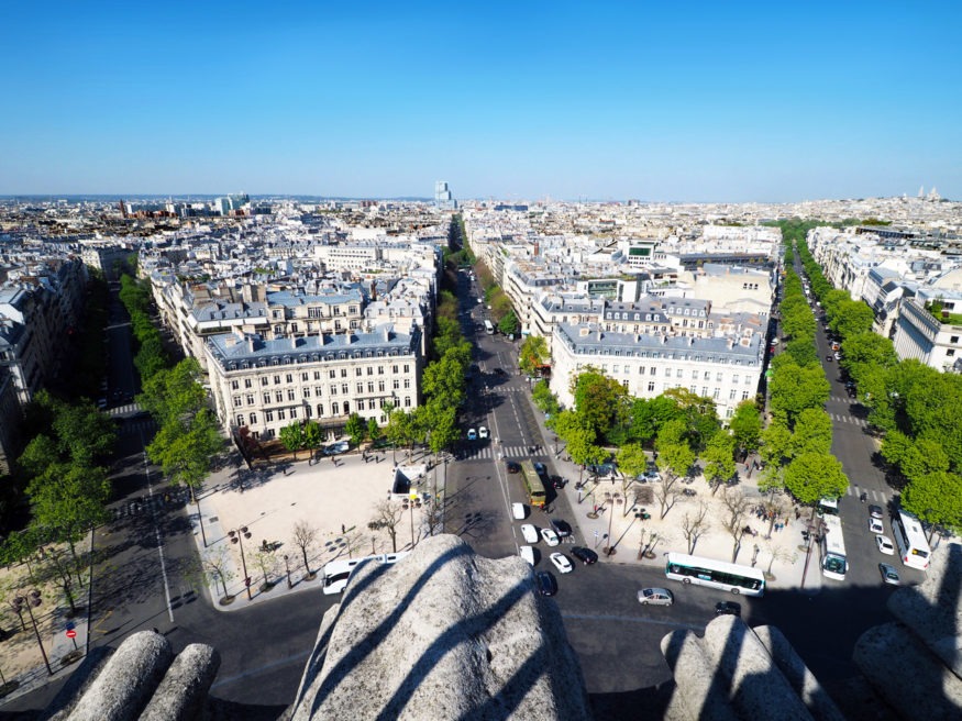 View From Arc de Triomphe